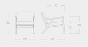 Truss Lounge Chair lounge chair Gus Modern 