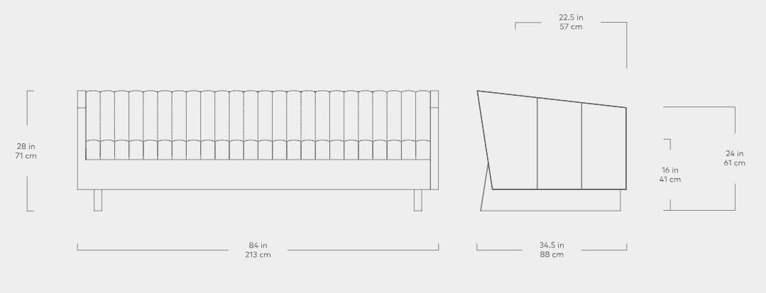 Wallace Sofa Sofa Gus Modern 