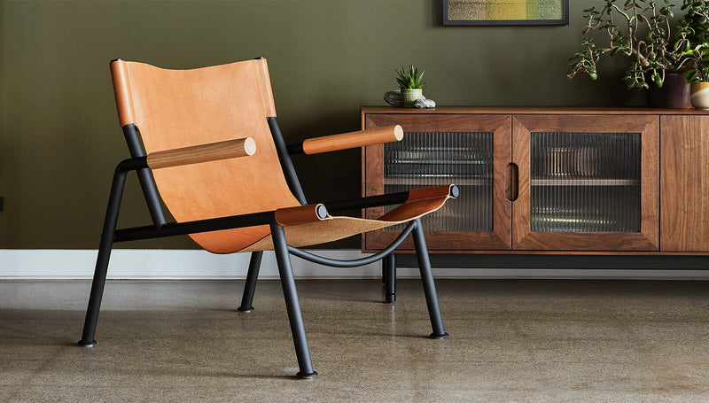 Wyatt Sling Chair lounge chair Gus Modern 