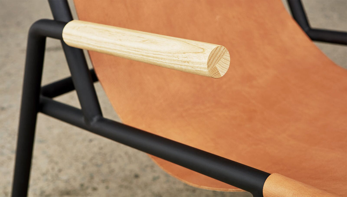 Wyatt Sling Chair lounge chair Gus Modern 