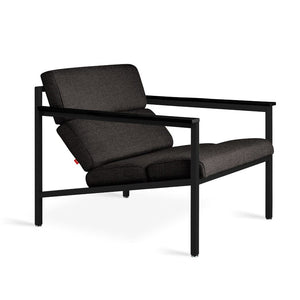 Halifax Chair lounge chair Gus Modern Andorra Espresso/Black 