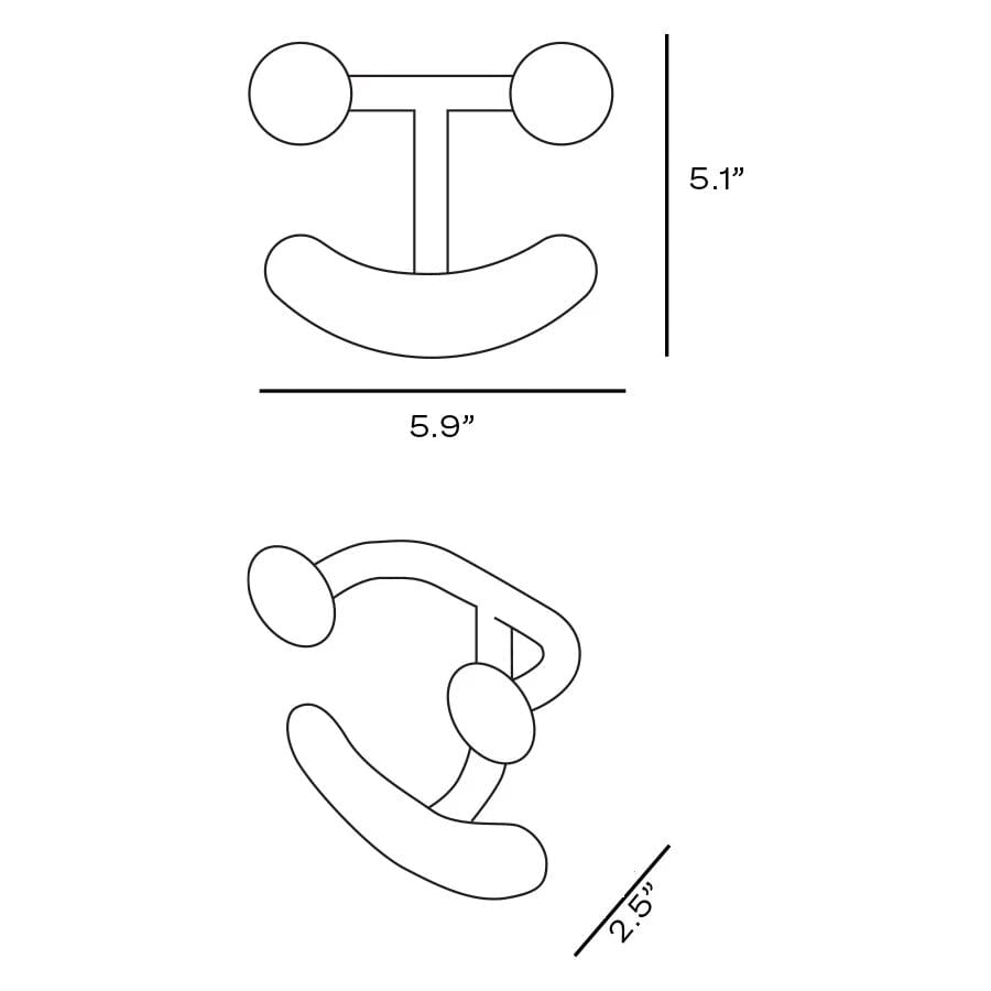 Happy Hook - Set of 4 Accessories Fritz Hansen 