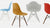 Eames Molded Plastic Side Chair with Wood Dowel Base Side/Dining herman miller 