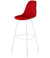 Eames Molded Plastic Upholstered Bar Stool bar seating herman miller 