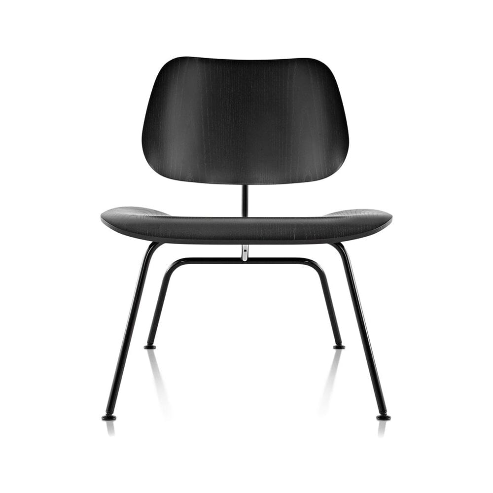 Eames Molded Plywood Lounge Chair with Metal Base lounge chair herman miller 