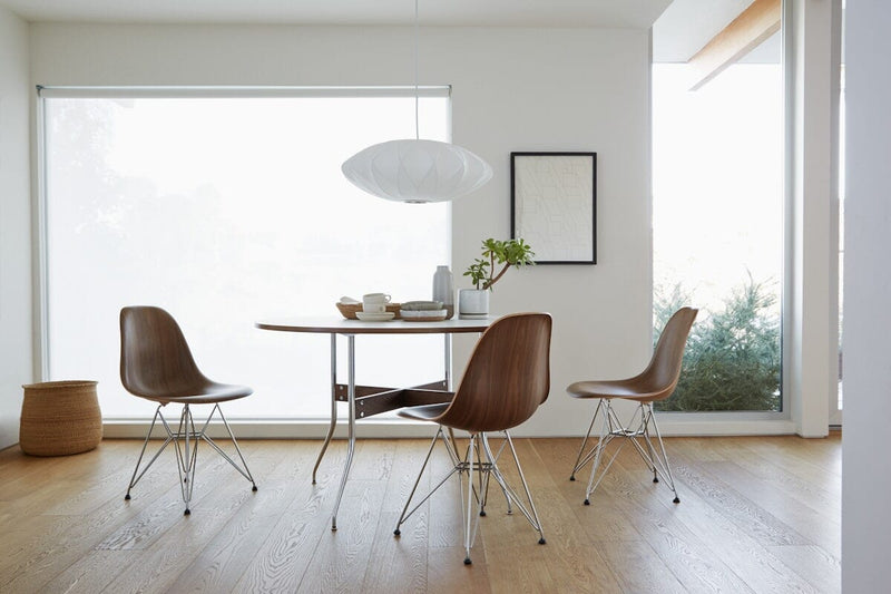 Eames Molded Wood Side Chair - Wire Base Side/Dining herman miller 