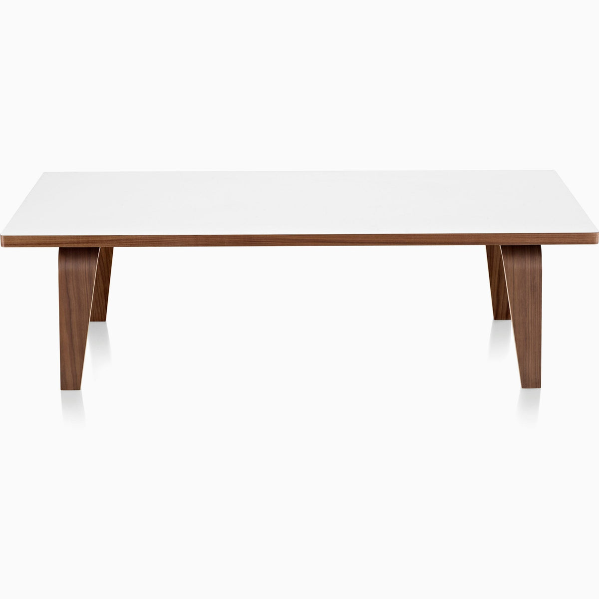 Eames Rectangular Coffee Table / Laminate Top with Veneer Edge Coffee Tables herman miller 