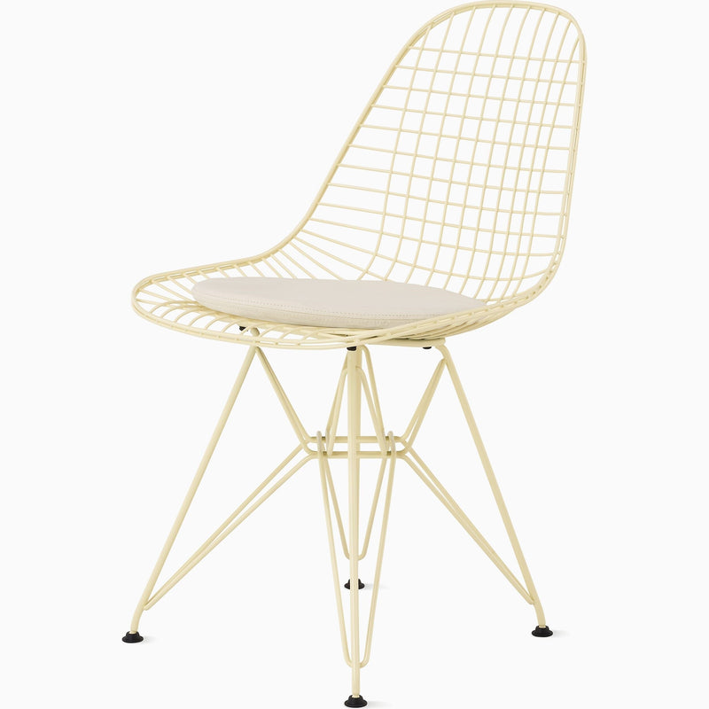 Eames Wire Chair, Herman Miller x HAY Chairs herman miller With Seat Pad + $295.00 Powder Yellow 