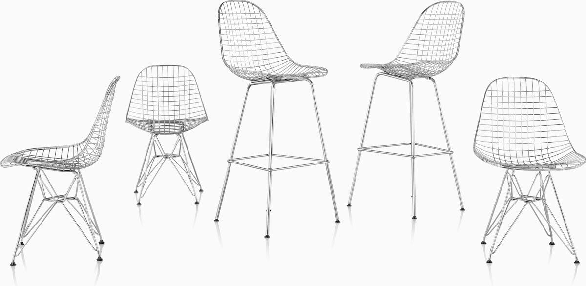 Eames Wire Chair Side/Dining herman miller 
