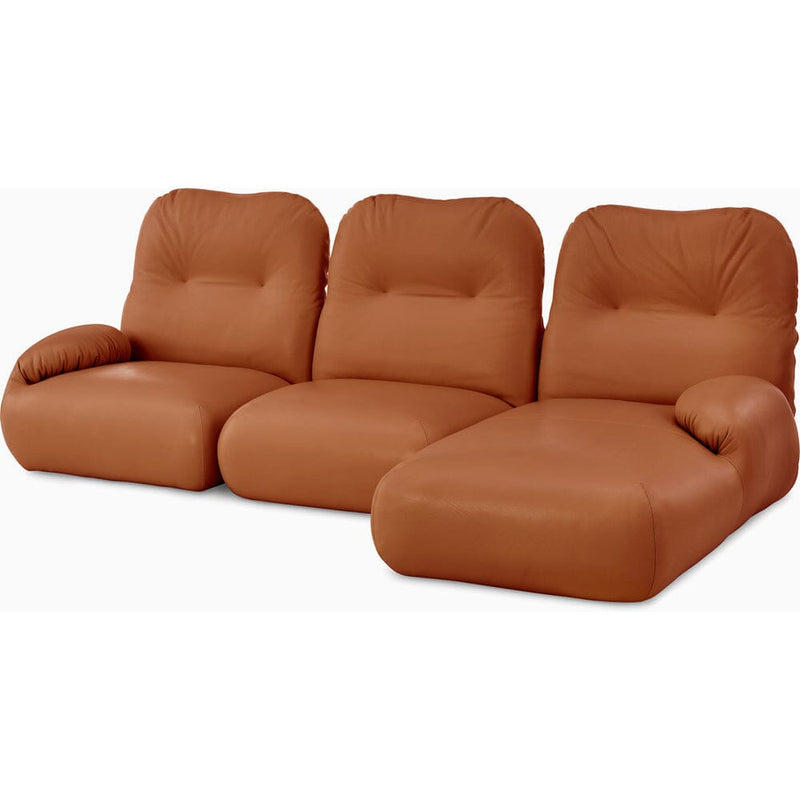 Luva Modular Sectional - Three Seater Sofas herman miller 