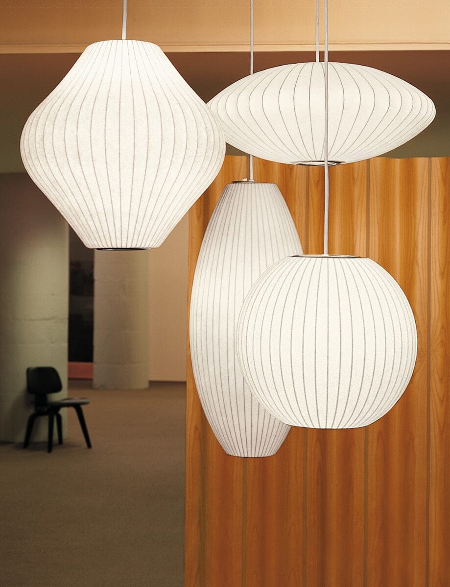 Nelson Cigar Crisscross Bubble Pendant suspension lamps herman miller 