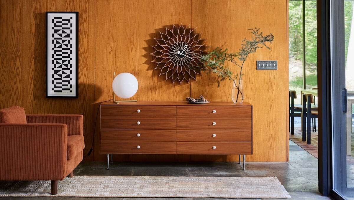 Nelson Thin Edge Double Dresser storage herman miller 