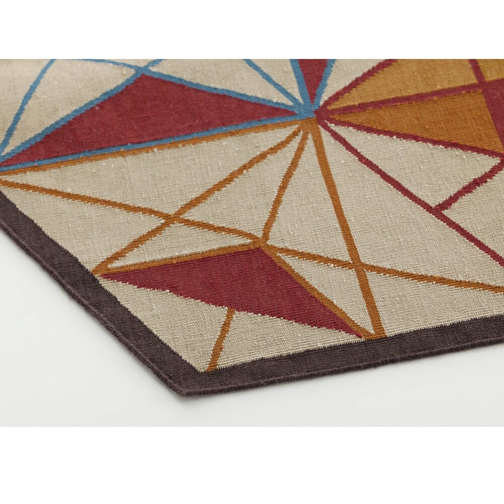 Hexa Orange Rug Rug Gan 