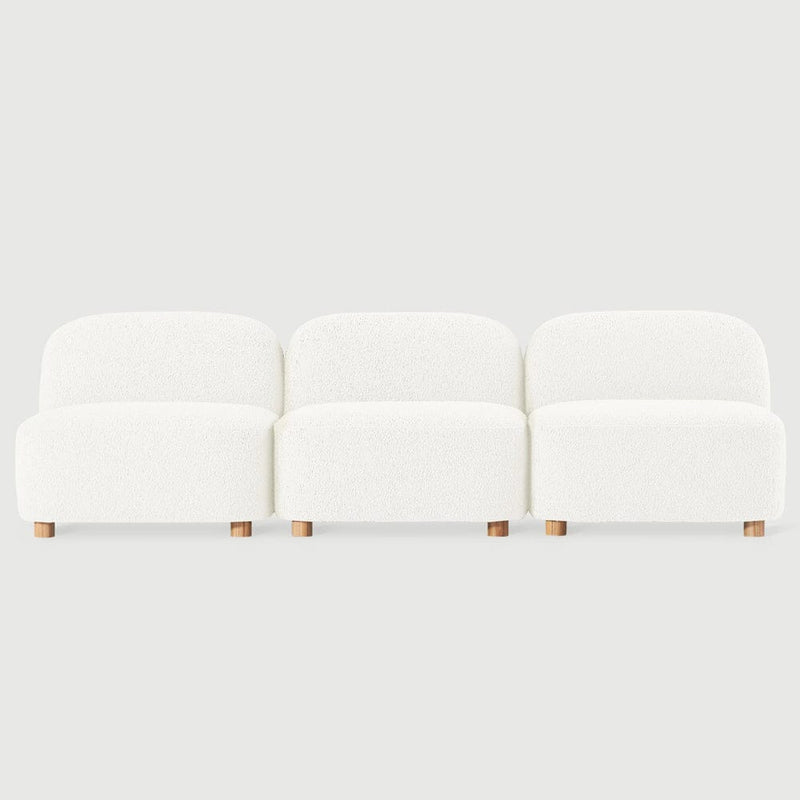 Circuit Modular 3 Piece Armless Sofa Sofa Gus Modern 