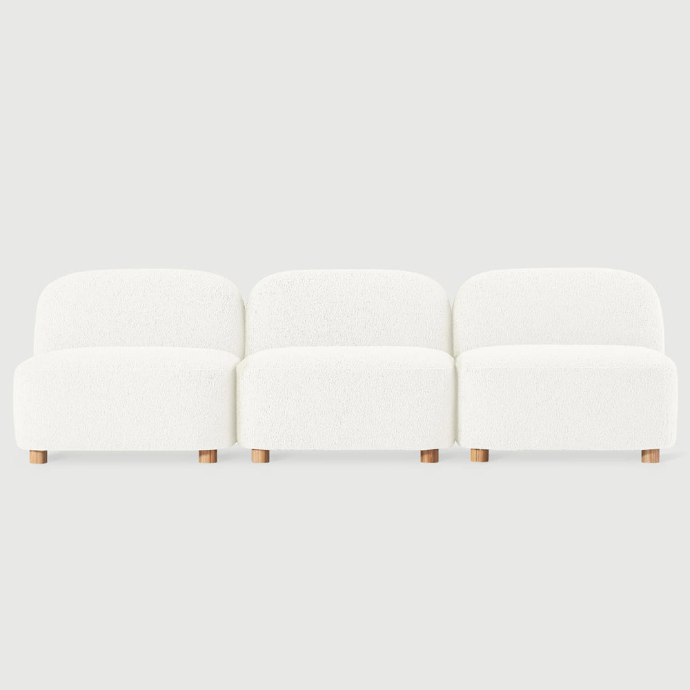 Circuit Modular 3 Piece Armless Sofa