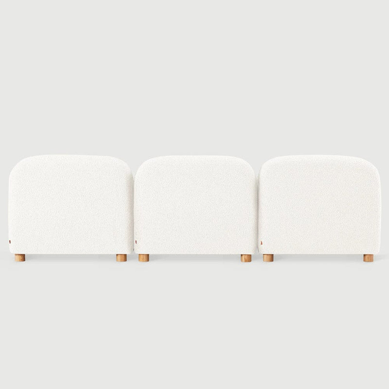 Circuit Modular 3 Piece Armless Sofa Sofa Gus Modern 