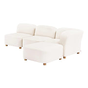Circuit Modular 4 Piece Sectional Sofa Sofa Gus Modern Himalaya Cloud 