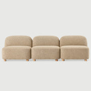 Circuit Modular 3 Piece Armless Sofa Sofa Gus Modern 