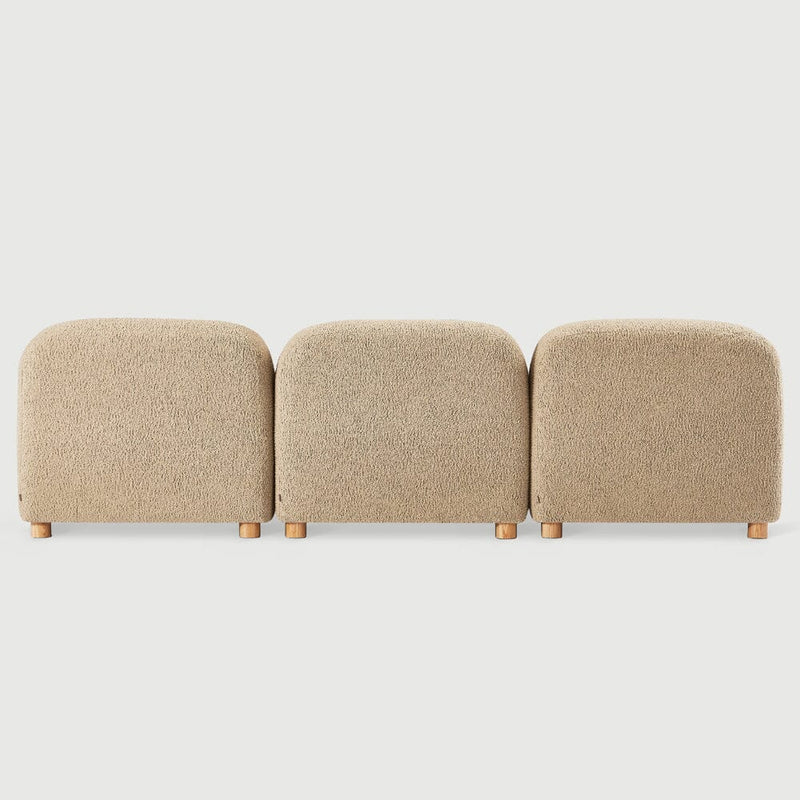 Circuit Modular 3 Piece Armless Sofa Sofa Gus Modern 