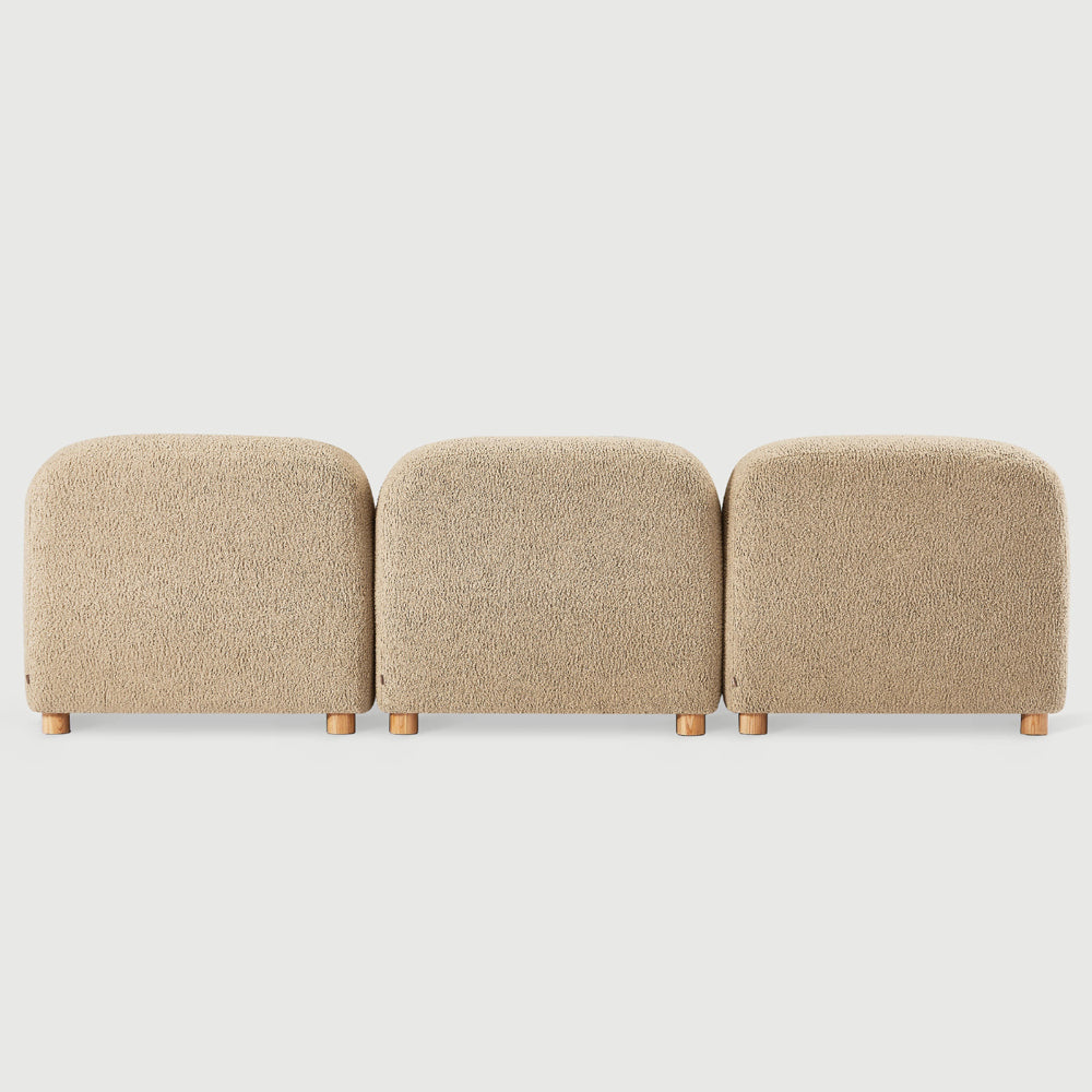 Circuit Modular 3 Piece Armless Sofa