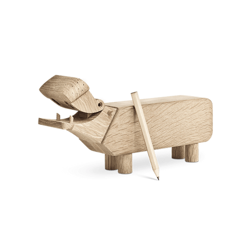 Kay Bojesen Hippo, Oak, view 2