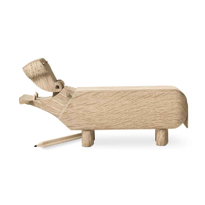 Kay Bojesen Hippo, Oak, view 3