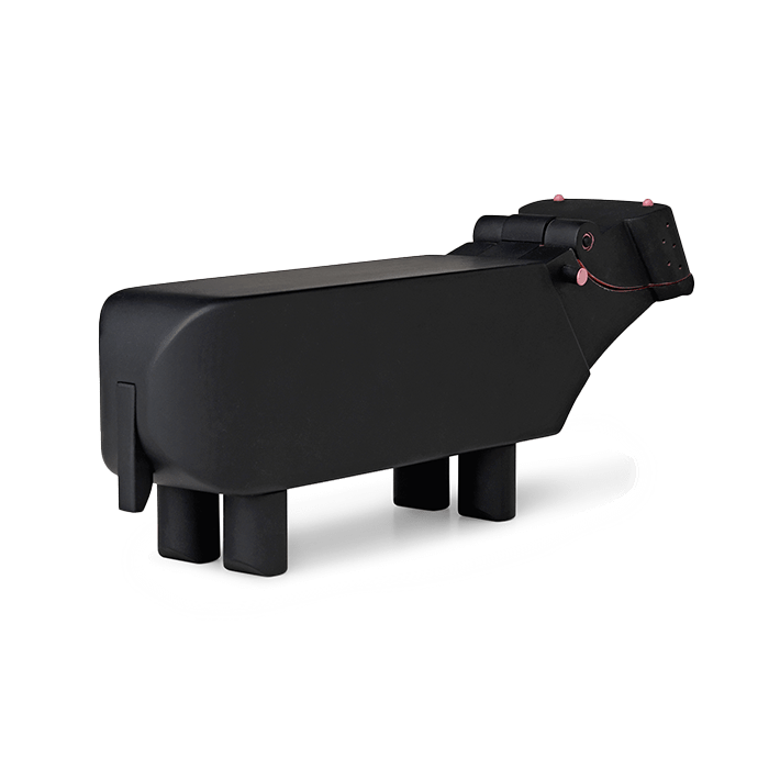Kay Bojesen Hippo, Black, view 4