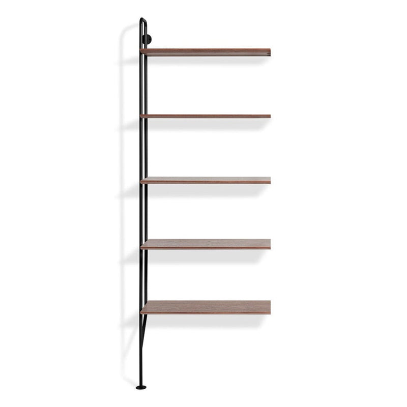 Hitch Add-on Bookcase storage BluDot Black / Walnut 
