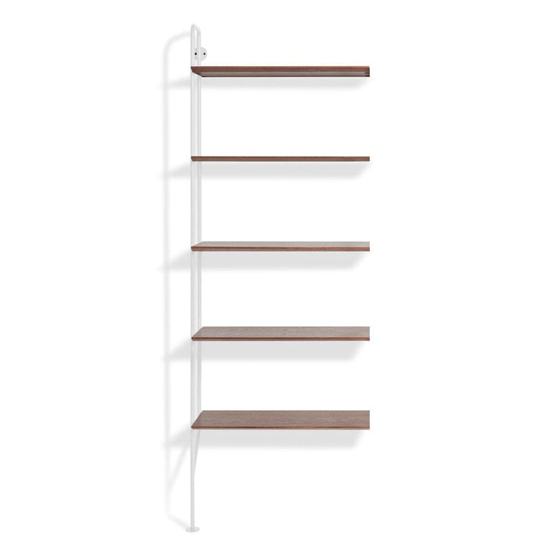 Hitch Add-on Bookcase storage BluDot White / Walnut 