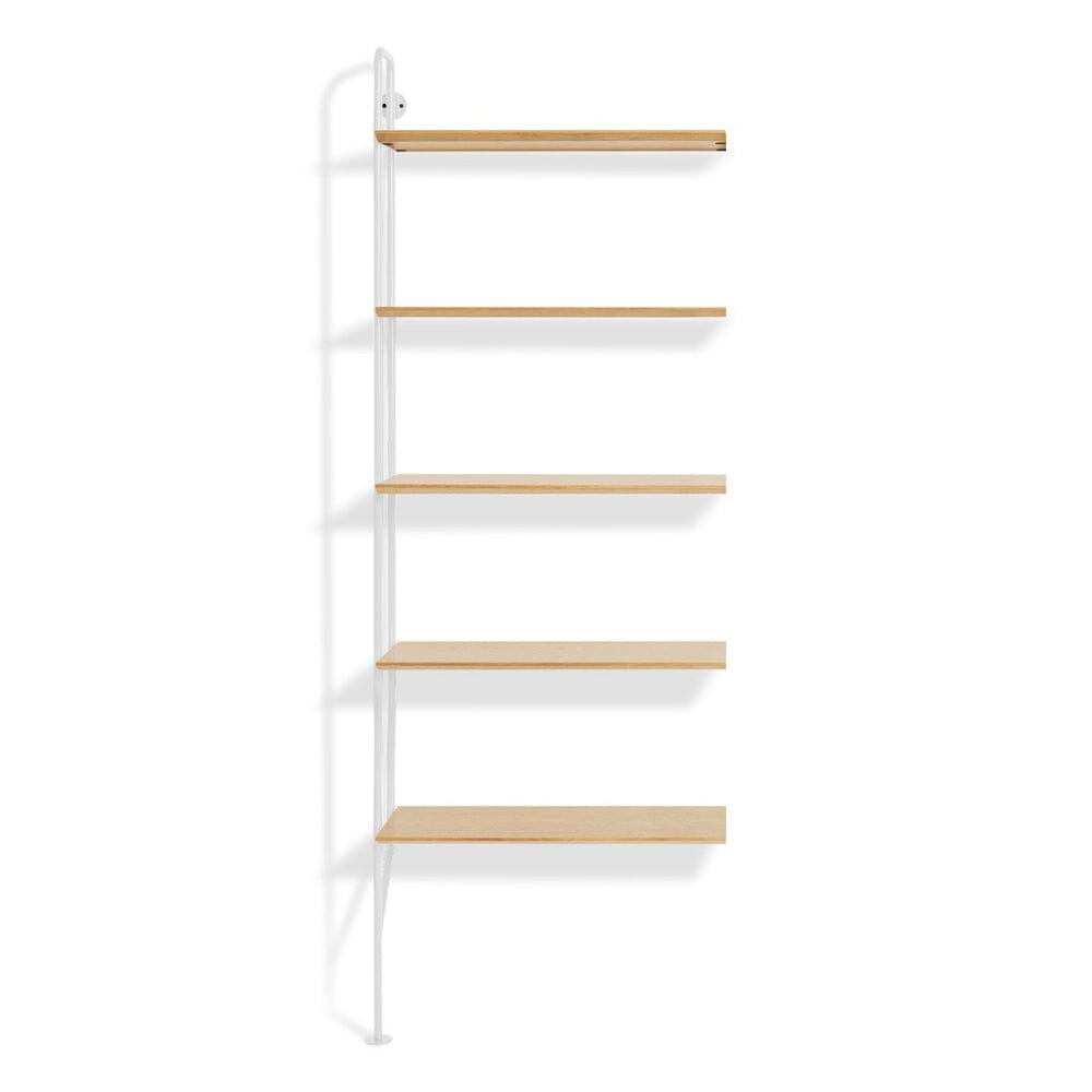 Hitch Add-on Bookcase storage BluDot White / White Oak 