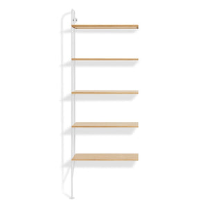 Hitch Add-on Bookcase storage BluDot White / White Oak 
