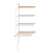 Hitch Add-on Bookcase and Desk storage BluDot White /White Oak 