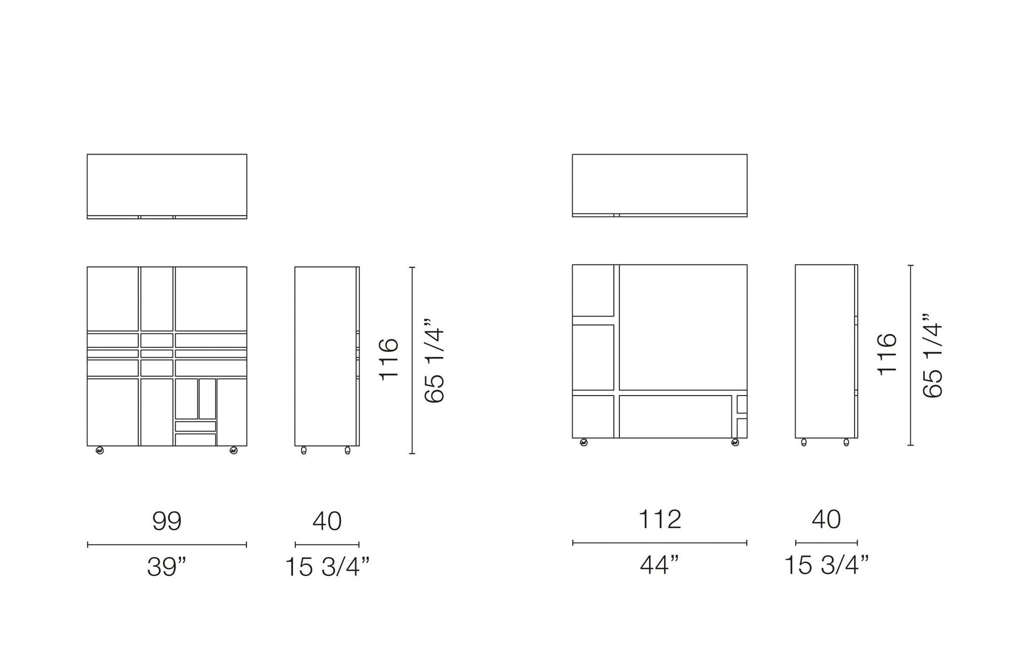 Homage To Mondrian Cabinet Cabinet Cappellini 