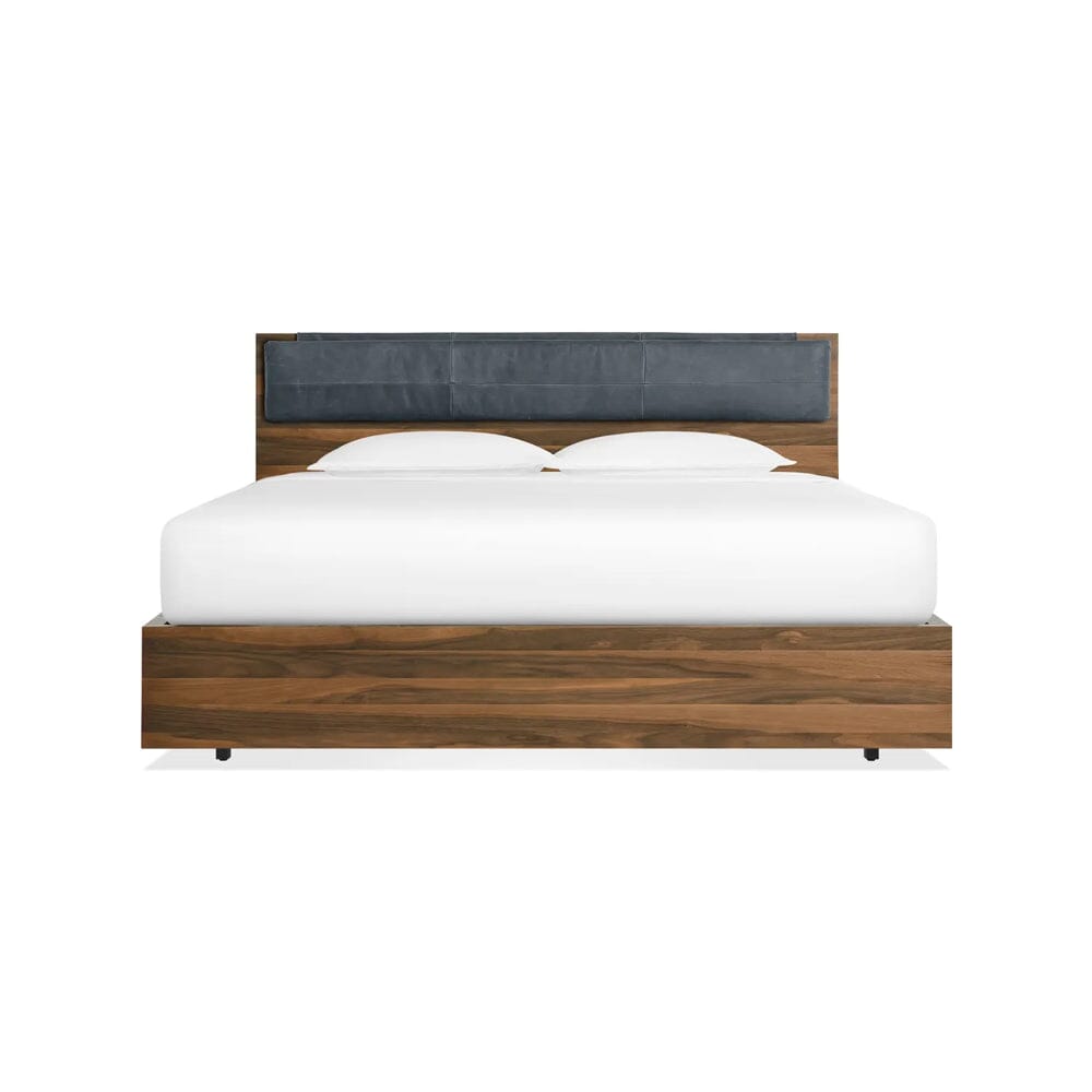 Homecoming Headboard Cushion cushions BluDot King Ink Leather 