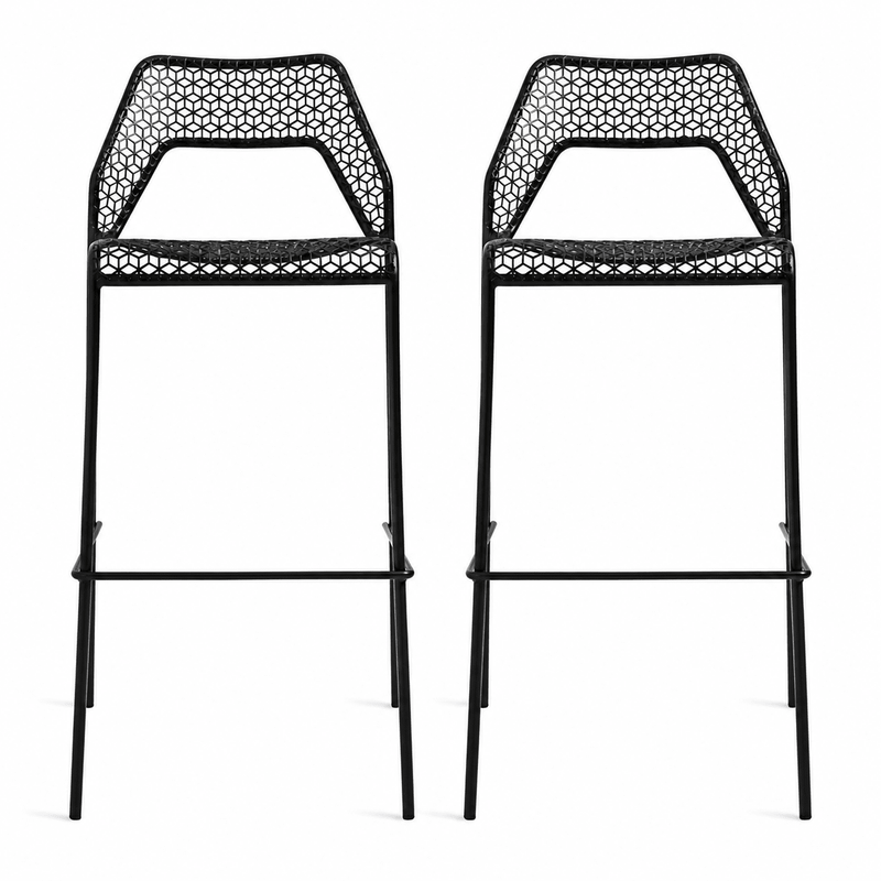 Hot Mesh Barstool bar seating BluDot Black 