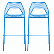 Hot Mesh Barstool bar seating BluDot Simple Blue 