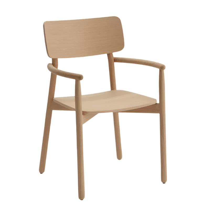 Hven Armchair Armchair Skagerak by Fritz Hansen Oak Without Cushion 