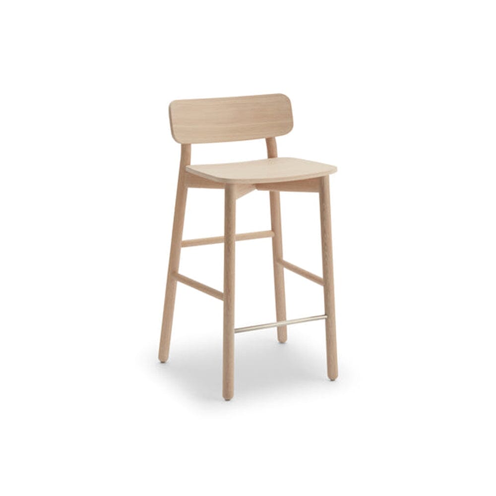 Hven Bar Stool bar seating Skagerak by Fritz Hansen White Oil Oak None 