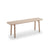 Hven Bench Benches Skagerak by Fritz Hansen White Oil Oak None 