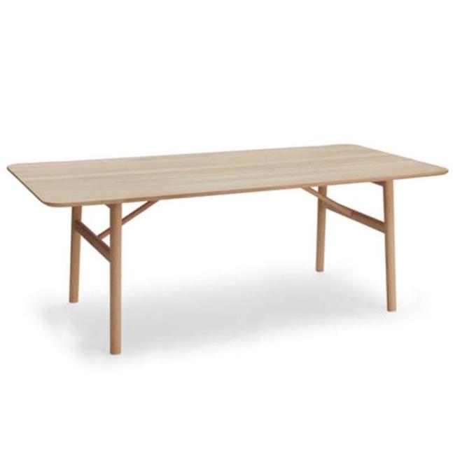 Hven Dining Table Dining Tables Skagerak by Fritz Hansen Small Oak Without Extension Plate