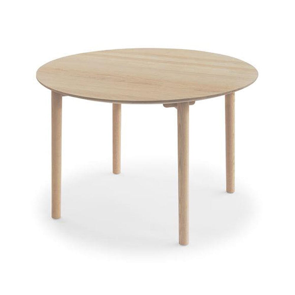 Hven Round Dining Table Dining Tables Skagerak by Fritz Hansen White Oil Oak 