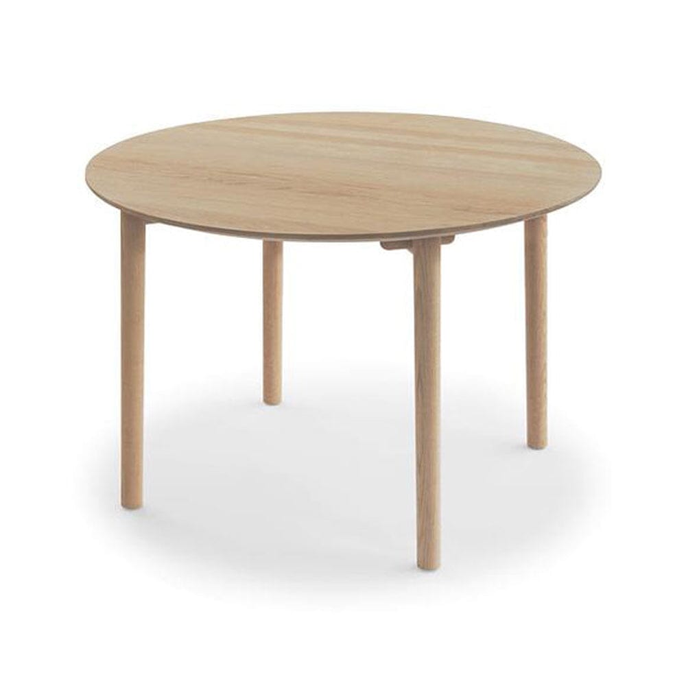 Hven Round Dining Table Dining Tables Skagerak by Fritz Hansen White Soap Oak 