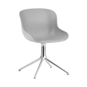 Hyg 4 Legs Swivel Chair Office Chair Normann Copenhagen Aluminum Grey 