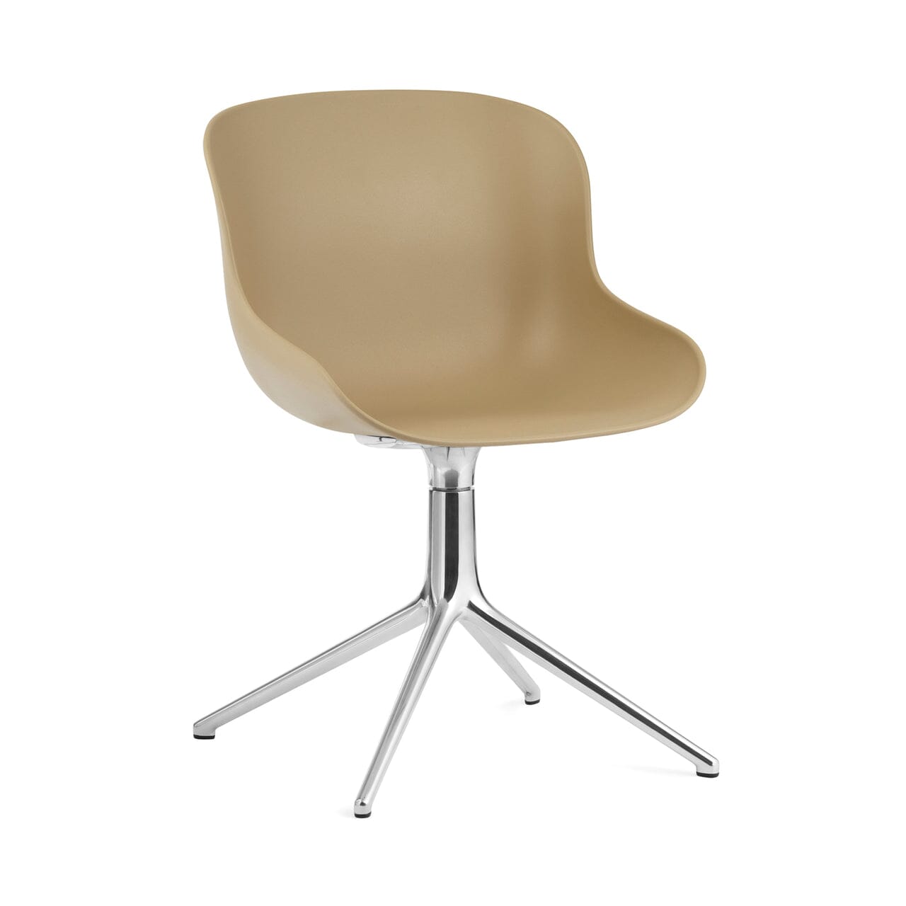 Hyg 4 Legs Swivel Chair Office Chair Normann Copenhagen Aluminum Sand 