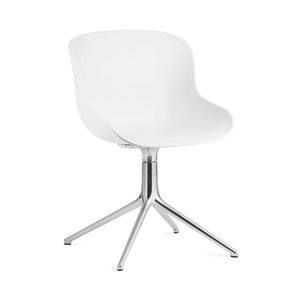 Hyg 4 Legs Swivel Chair Office Chair Normann Copenhagen Aluminum White 