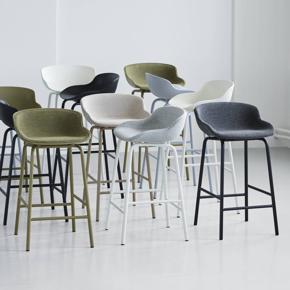 Hyg Barstool Front Upholstered Stools Normann Copenhagen 