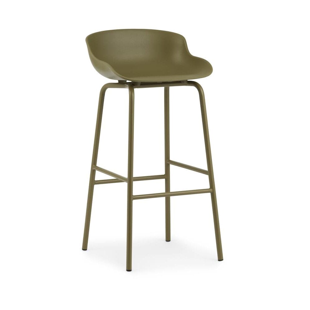 Hyg Barstool Stools Normann Copenhagen 29.5 inch High Olive 