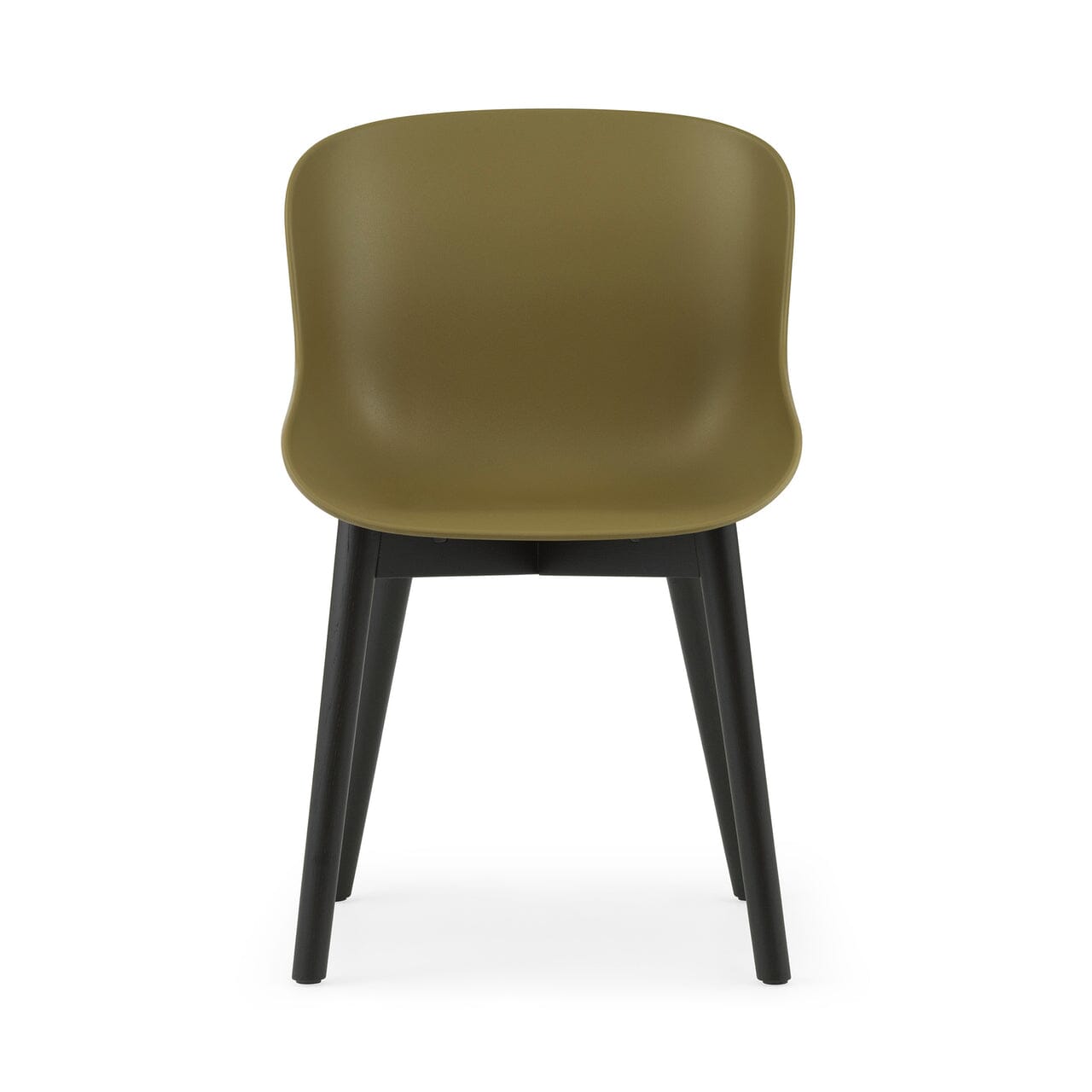 Hyg Chair Wood Base Chairs Normann Copenhagen Black Oak Olive 