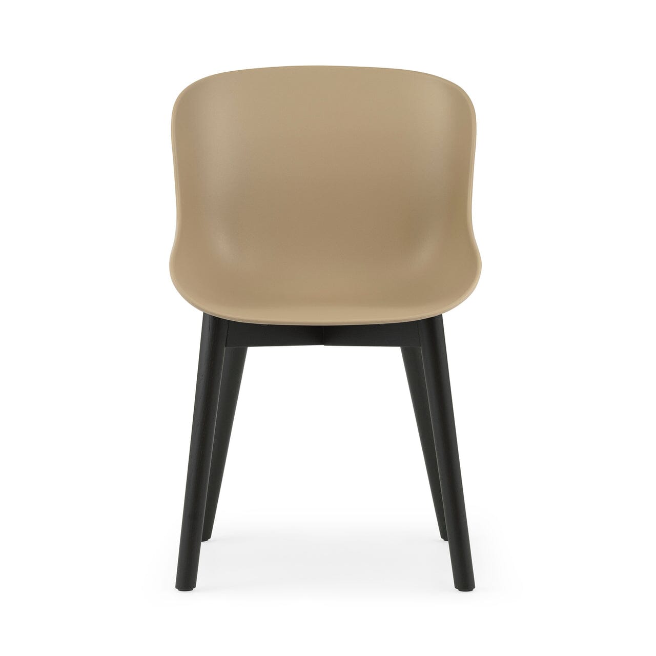 Hyg Chair Wood Base Chairs Normann Copenhagen Black Oak Sand 