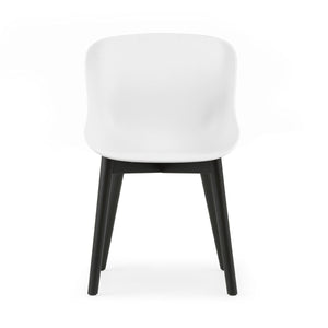 Hyg Chair Wood Base Chairs Normann Copenhagen Black Oak White 
